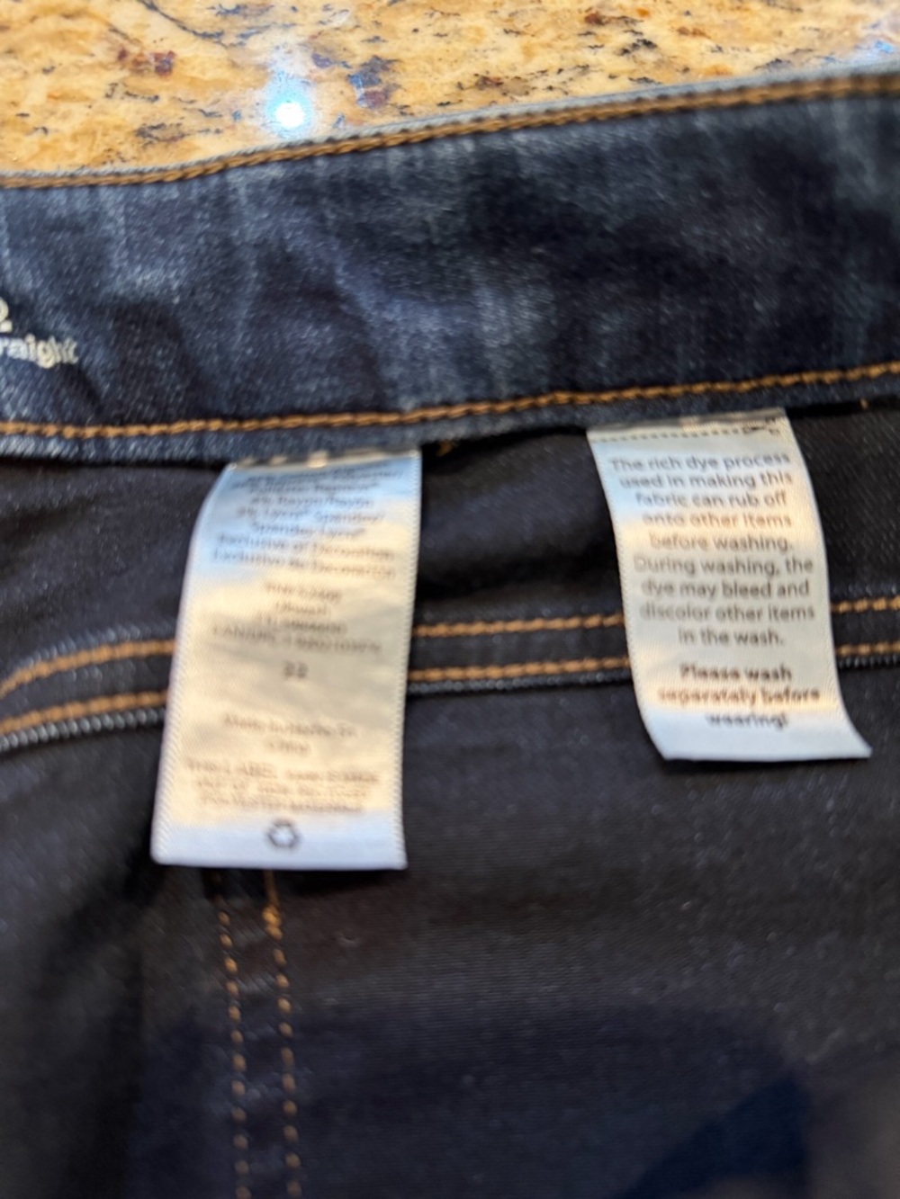 Time and Tru Slim Straight skinny Blue Jeans women’s plus 22 - Picture 5 of 6